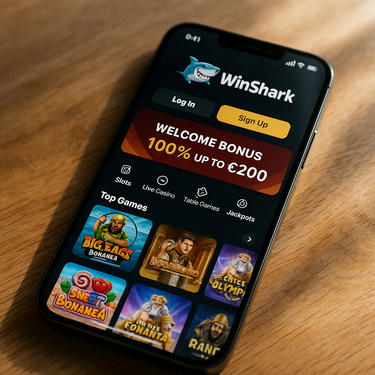 WinShark Casino - Mobile Interface - Responsive Design